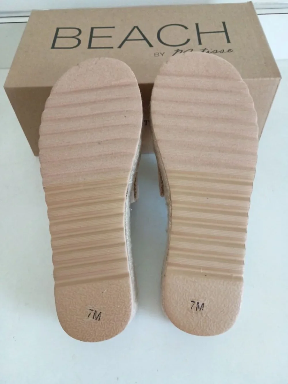 NWT Matisse Del Mar jute platform espadrille sandals size 7